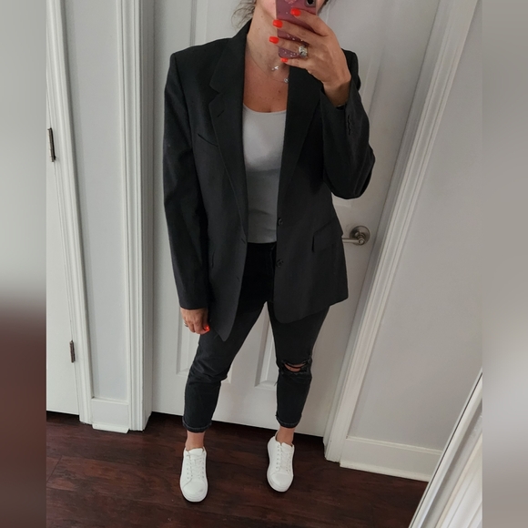 OVERSIZED BLAZER MY BOYFRIEND BLAZER - Picture 3 of 9